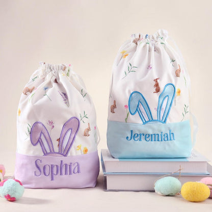 Personalized Easter Basket - Embroidered Easter Sack