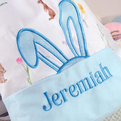 Personalized Easter Basket - Embroidered Easter Sack