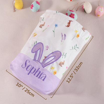 Personalized Easter Basket - Embroidered Easter Sack