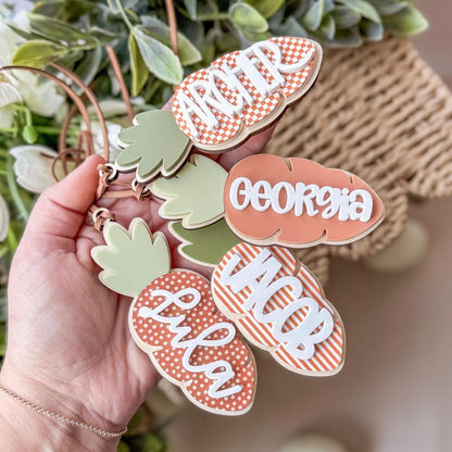 Easter Basket Tag Carrot Tag Basket Tag Personalized Easter Basket Tag