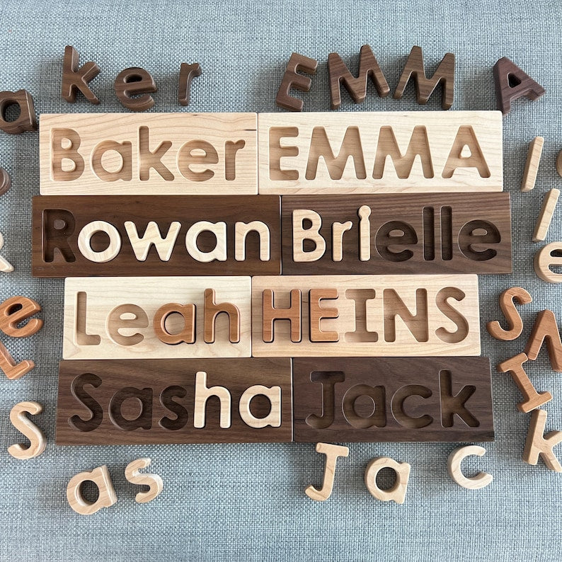 Wood Custom Name Puzzle