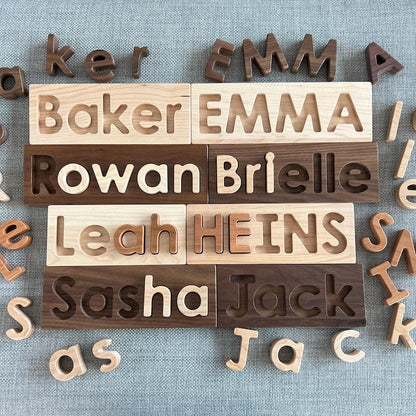 Wood Custom Name Puzzle