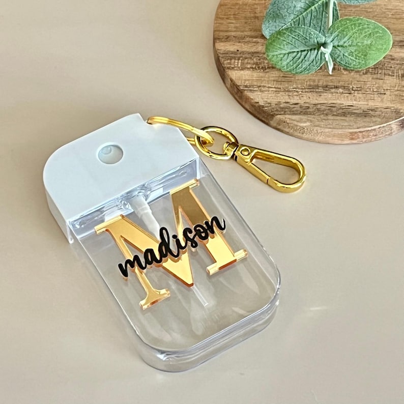 Bridesmaids Gift Personalized Refillable Empty Spray Bottle
