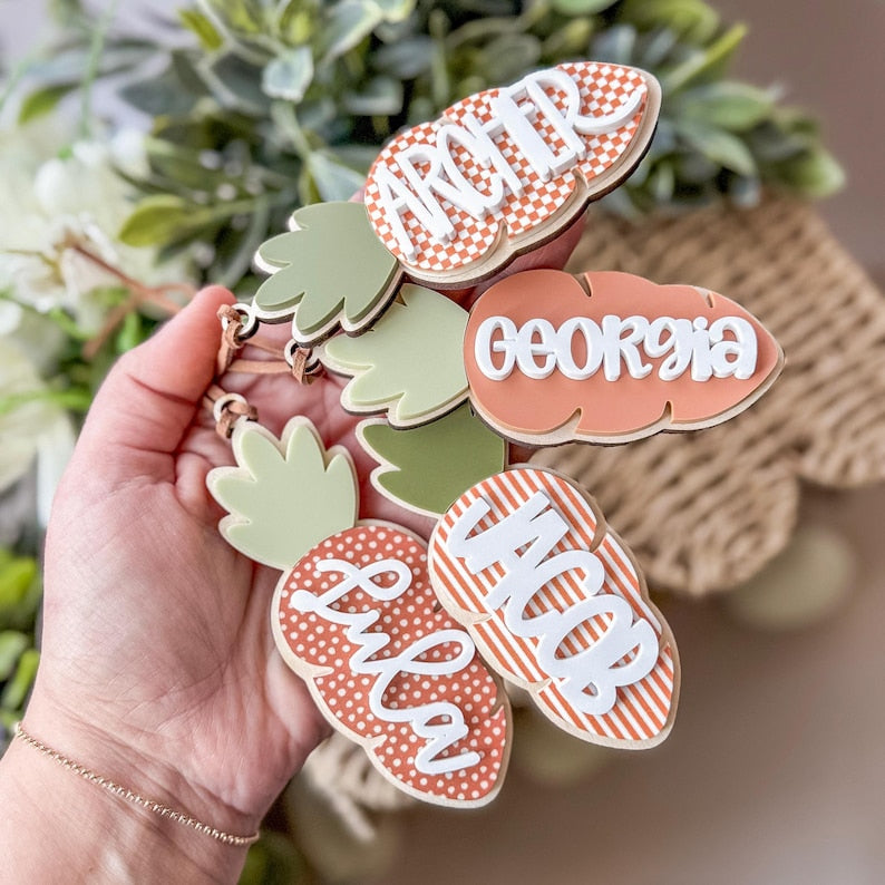Easter Basket Tag Carrot Tag Basket Tag Personalized Easter Basket Tag