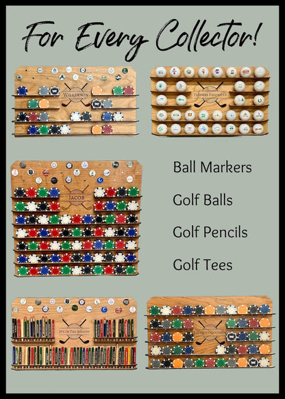 Personalized Golf Ball Marker Display