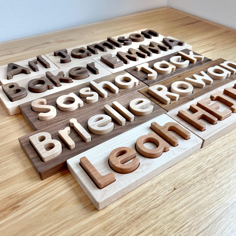 Wood Custom Name Puzzle