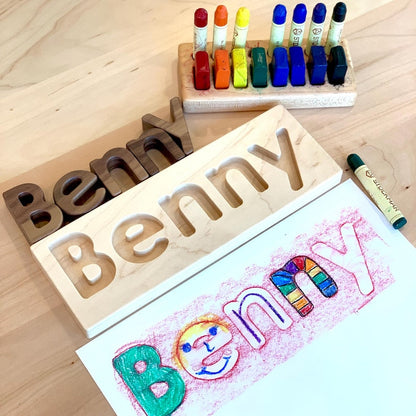 Wood Custom Name Puzzle