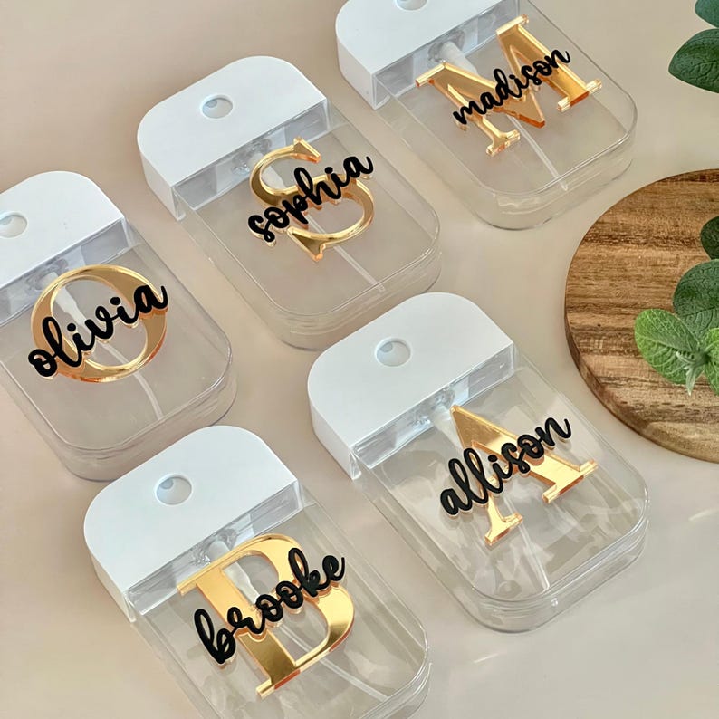 Bridesmaids Gift Personalized Refillable Empty Spray Bottle