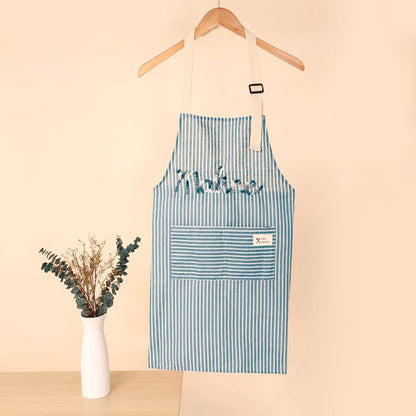 Personalized Hand-Embroidered Apron,Personalized Apron, Kitchen Apron