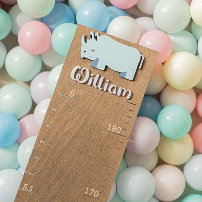 Personalized Acrylic Baby Growth Chart: Nursery Wall Decor, Keepsake Gift