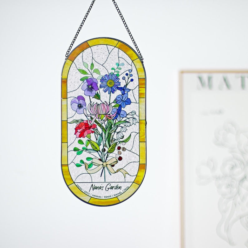Family Birth Flower Bouquet Birth Month Flowers