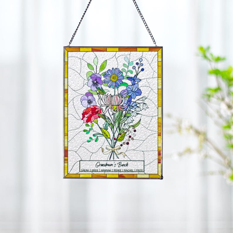 Family Birth Flower Bouquet Birth Month Flowers