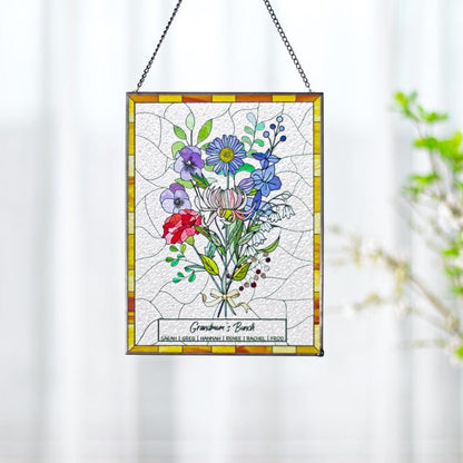 Family Birth Flower Bouquet Birth Month Flowers