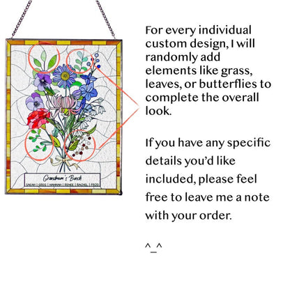 Family Birth Flower Bouquet Birth Month Flowers