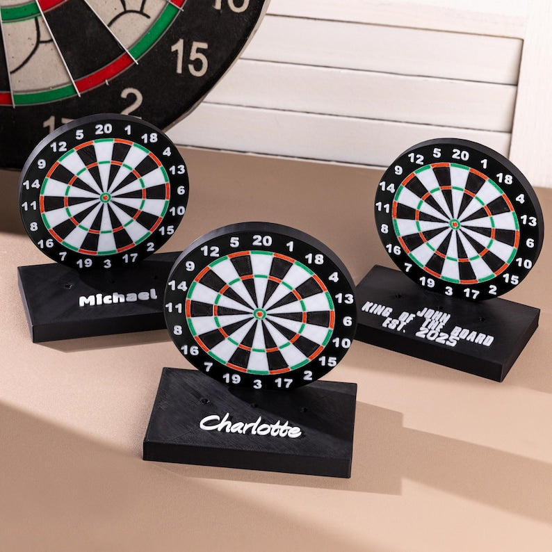 Personalized Name Trophy Design Darts Holder
