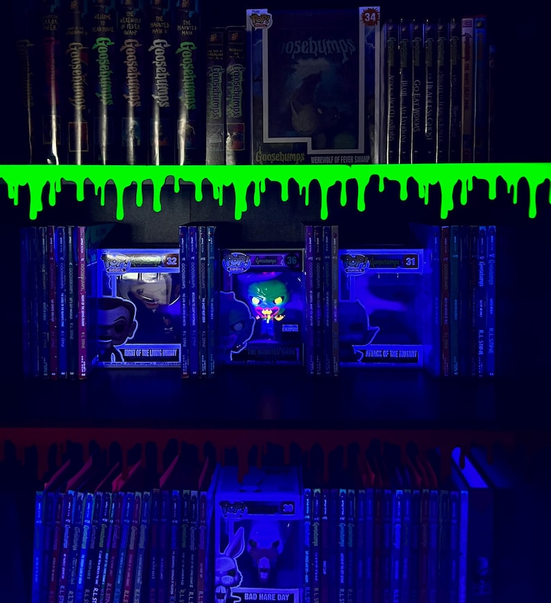 Slime Drip Bookshelf Decor | Blood Drip Bookshelf Decor