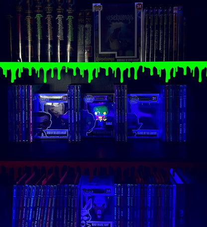 Slime Drip Bookshelf Decor | Blood Drip Bookshelf Decor