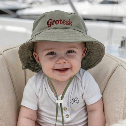 Custom Name Baby Hat, Personalized Toddler Sun Hat for Summer
