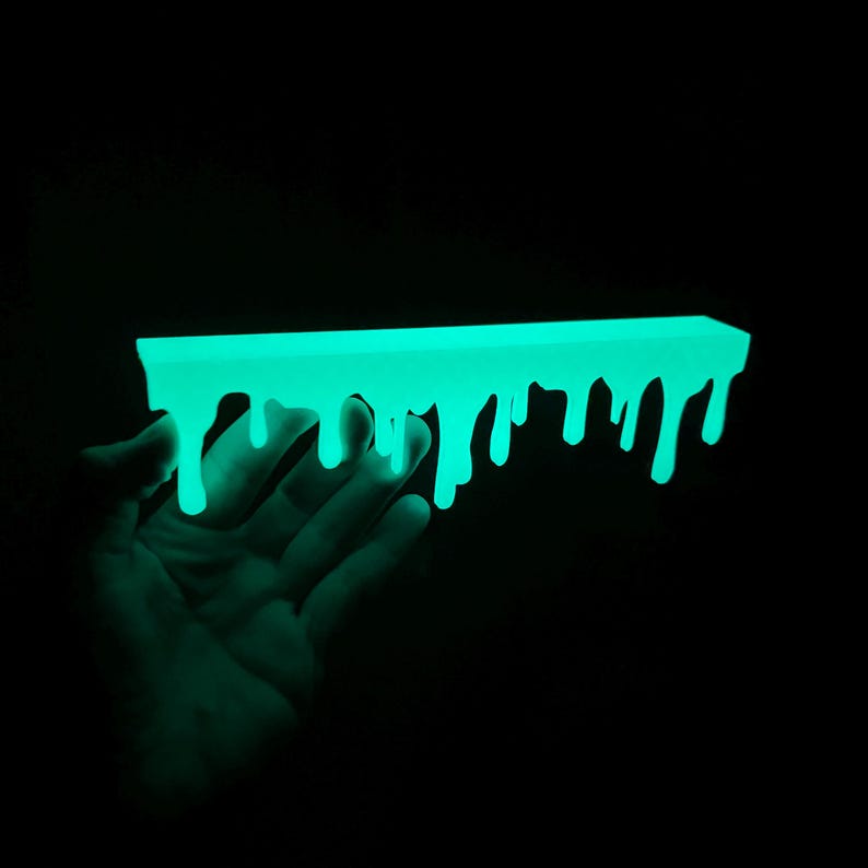 Slime Drip Bookshelf Decor | Blood Drip Bookshelf Decor