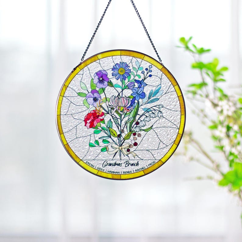 Family Birth Flower Bouquet Birth Month Flowers