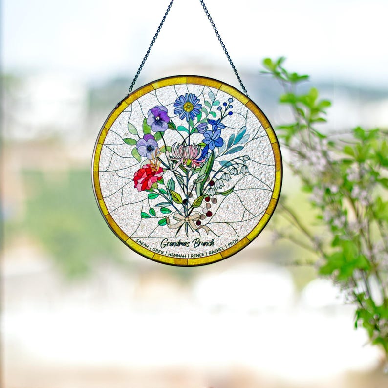 Family Birth Flower Bouquet Birth Month Flowers