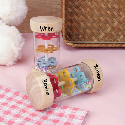 Engraved Children's Musical Rain Tube–Sensory Toy,Custom Name Baby Gift