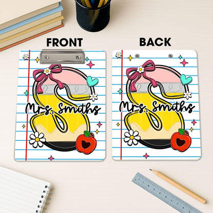Personalized Teacher Appreciation Gifts, Personalized Teacher Clipboard