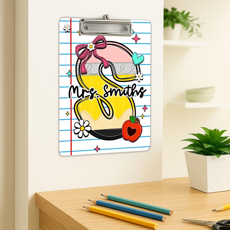 Personalized Teacher Appreciation Gifts, Personalized Teacher Clipboard