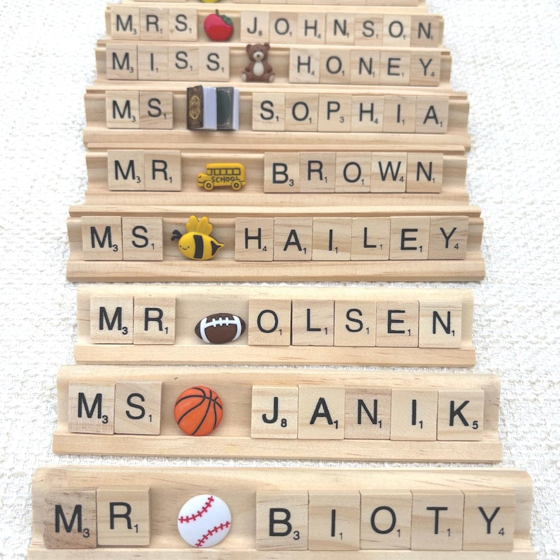 Name plate teacher sign teacher decor