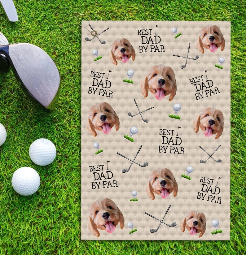 Custom Photo Golf Towel, Personalized Baby Face Golf Towel