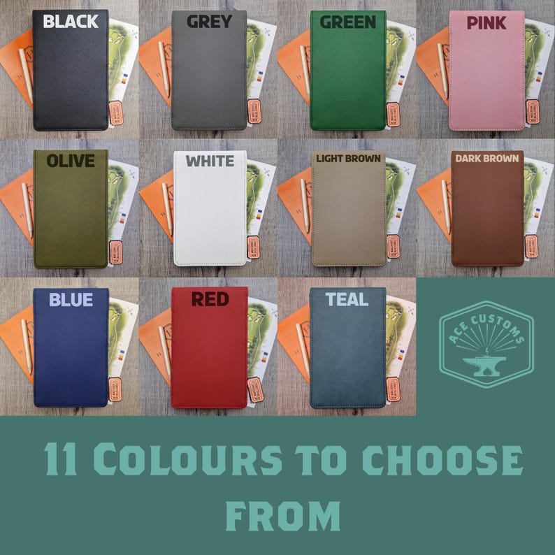 Personalised Golf Scorecard Holder: Custom Name