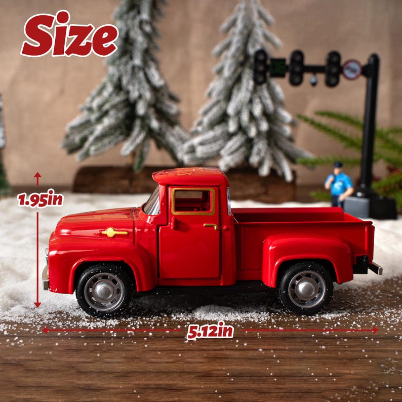 Personalized Toy Pickup Truck, Custom Name Gift for Kids, Boys Girls, 1st Birthday