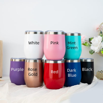 Custom Christmas Gift,Wine Tumbler,Personalised Teacher Tumbler