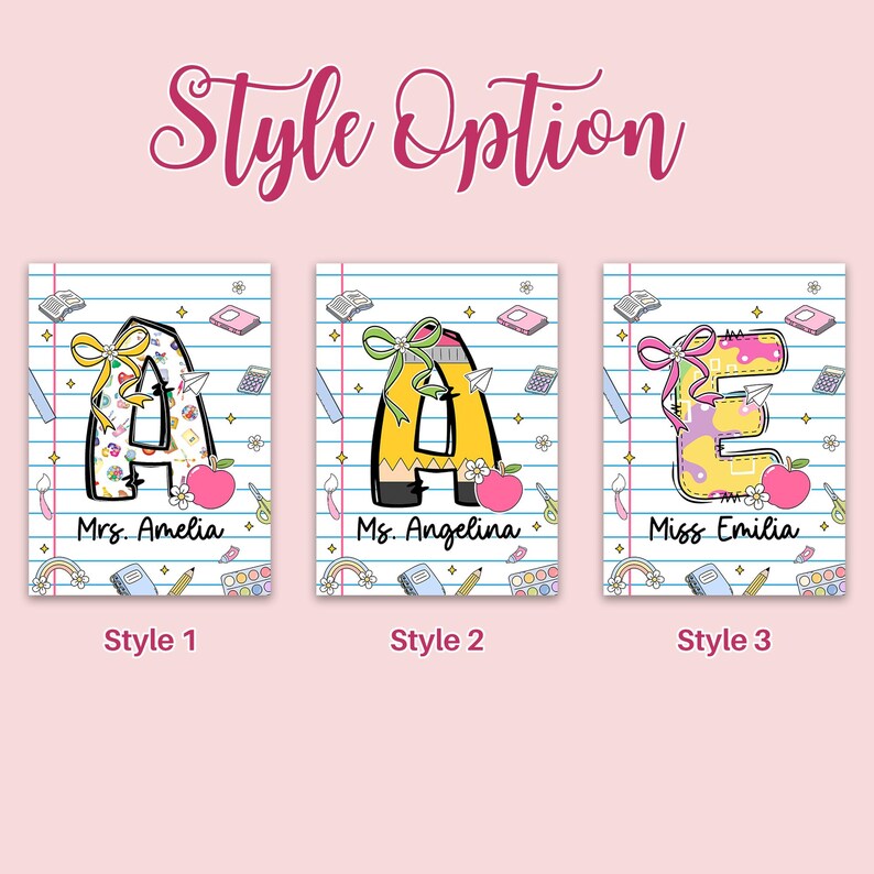 Custom Teacher Clipboard With Name, Back To School Gift