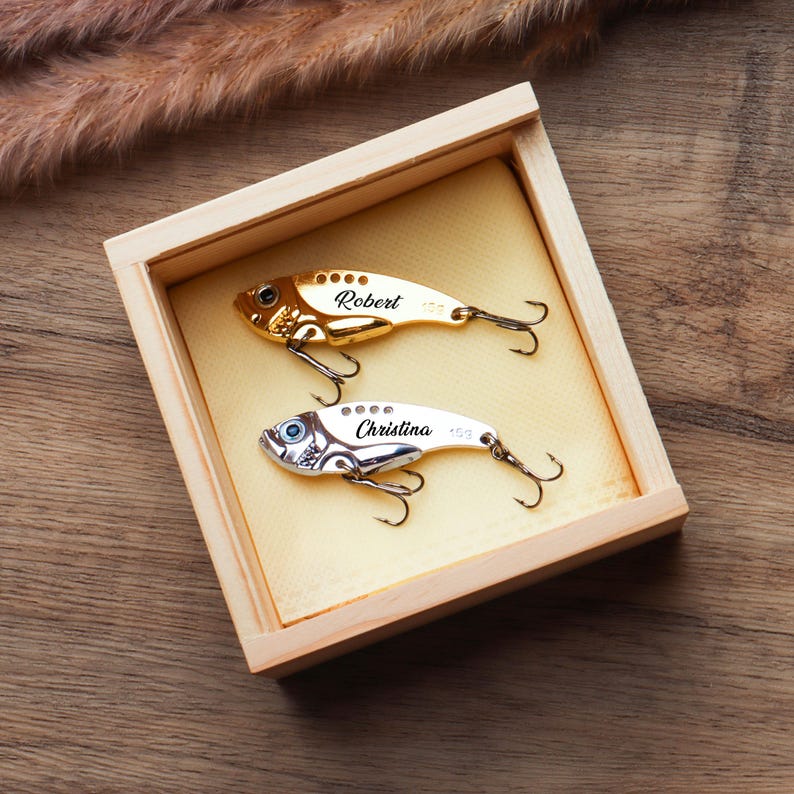 Personalized Engraved Fishing Lure, Custom Lure, fisherman Gift for Dad Uncle husband