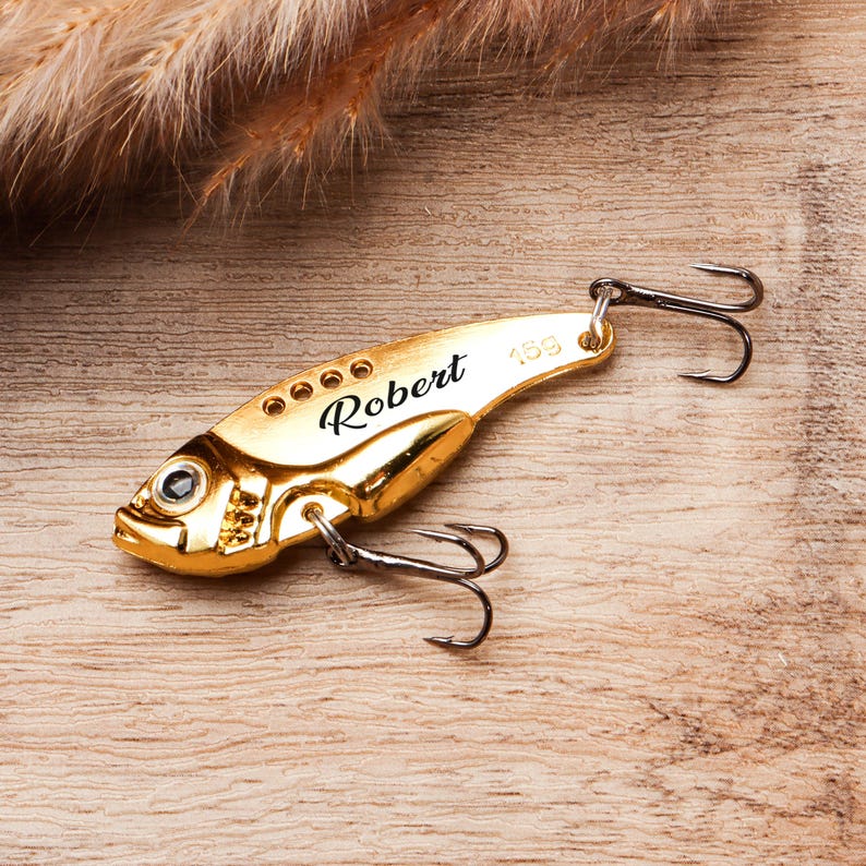 Personalized Engraved Fishing Lure, Custom Lure, fisherman Gift for Dad Uncle husband