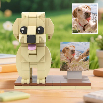 Custom Brick Mini Figures of You and Pets