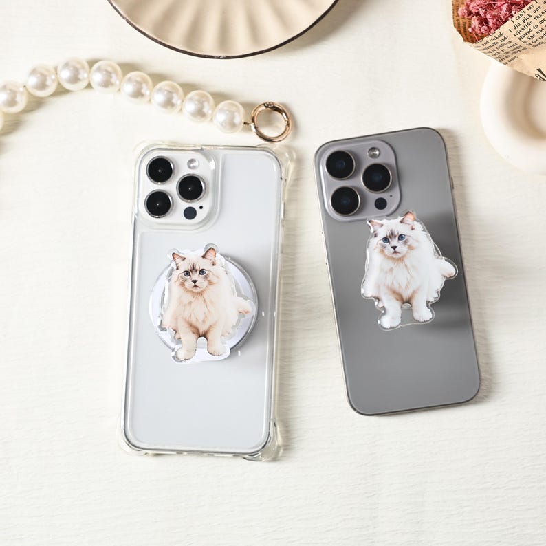 Custom Pet Face Phone Grip with