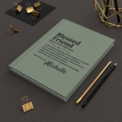Custom Blessed Friend Journal: Christian Friendship Gift