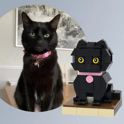 Custom Brick Mini Figures of You and Pets