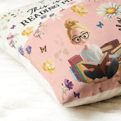 Birth Flower Book Lovers - Personalized Pocket Pillow