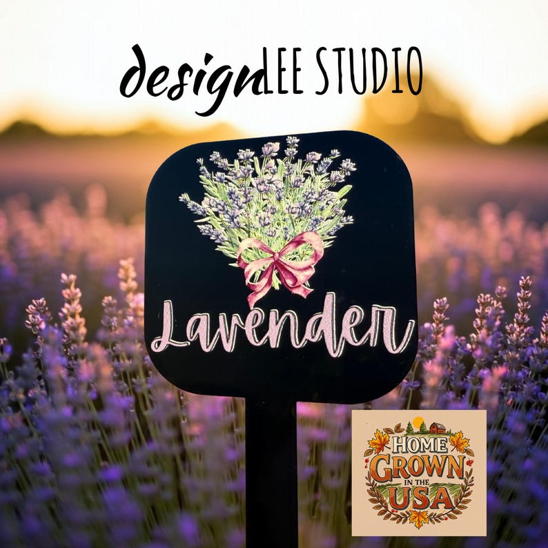 Colorful Acrylic Herb Marker