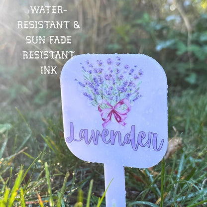 Colorful Acrylic Herb Marker