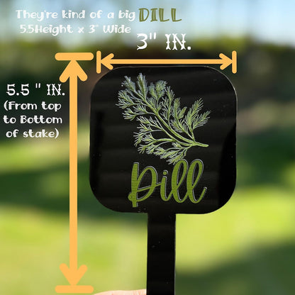 Colorful Acrylic Herb Marker