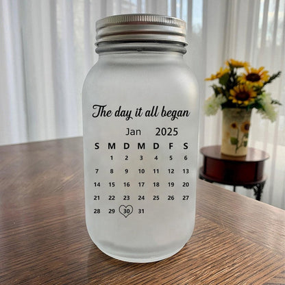 Personalized Couple Pinky Promise Light Up Jars