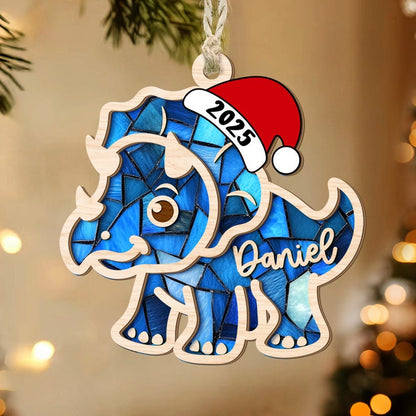 3D Layered Dino Ornaments for Kids