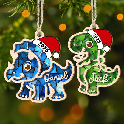 3D Layered Dino Ornaments for Kids