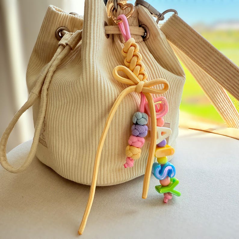 Custom Name Keychain with Knot