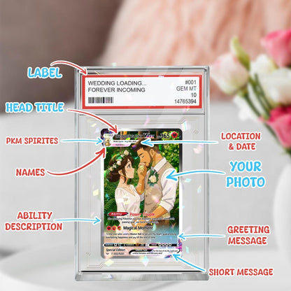 Personalized Poke Love Acrylic Card