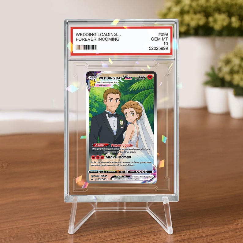 Personalized Poke Love Acrylic Card